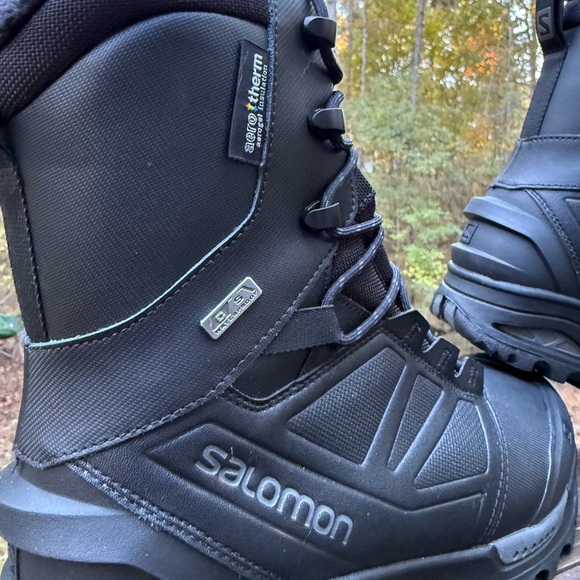 NWT - Salomon Men's Black Snow Boots DISCLOSURE: TAGS FELL OFF, NO TAGS - Picture 11 of 13